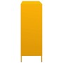 Aparador de acero amarillo mostaza 101,5x39x103,5 cm de , Aparadores - Ref: Foro24-851391, Precio: 174,92 €, Descuento: %