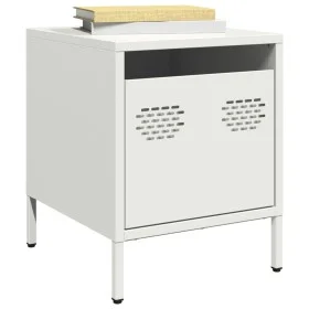 Nachttisch aus weißem Stahl 35x39x43,5 cm von , Nachttische - Ref: Foro24-851254, Preis: 43,29 €, Rabatt: %