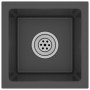 Fregadero hecho a mano acero inoxidable negro de vidaXL, Fregaderos - Ref: Foro24-51499, Precio: 112,26 €, Descuento: %