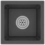 Fregadero hecho a mano acero inoxidable negro de vidaXL, Fregaderos - Ref: Foro24-51499, Precio: 95,26 €, Descuento: %