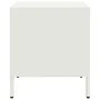 Mesita de noche acero blanco 35x39x43,5 cm de , Mesitas de noche - Ref: Foro24-851254, Precio: 43,29 €, Descuento: %