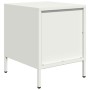 Mesita de noche acero blanco 35x39x43,5 cm de , Mesitas de noche - Ref: Foro24-851254, Precio: 43,68 €, Descuento: %