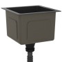 Fregadero hecho a mano acero inoxidable negro de vidaXL, Fregaderos - Ref: Foro24-51499, Precio: 112,26 €, Descuento: %