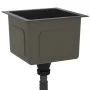 Fregadero hecho a mano acero inoxidable negro de vidaXL, Fregaderos - Ref: Foro24-51499, Precio: 95,26 €, Descuento: %