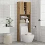 Armario de lavadora roble artisan 64x25,5x190 cm de , Accesorios para lavadoras y secadoras - Ref: Foro24-856650, Precio: 109...