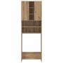 Armario de lavadora roble artisan 64x25,5x190 cm de , Accesorios para lavadoras y secadoras - Ref: Foro24-856650, Precio: 110...