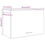Armario colgante madera de ingeniería envejecida 60x31x40 cm de , Armarios de cocina - Ref: Foro24-856116, Precio: 48,84 €, D...