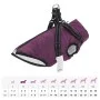 Abrigo para perro con arnes impermeable reflectante morado 2XL de , Ropa para perros - Ref: Foro24-4019905, Precio: 21,49 €, ...