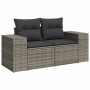 Set de sofás de jardín 7 pzas con cojines ratán sintético gris de , Conjuntos de jardín - Ref: Foro24-3327343, Precio: 505,05...