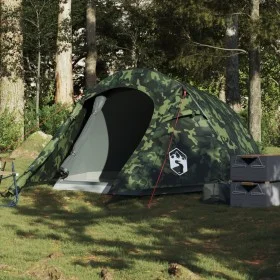 Tienda de campaña túnel para 3 personas impermeable camuflaje de , Tiendas de campaña - Ref: Foro24-4009629, Precio: 79,10 €,...