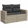 Set de sofás de jardín 11 pzas y cojines ratán sintético gris de , Conjuntos de jardín - Ref: Foro24-3326076, Precio: 679,12 ...