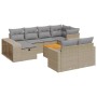 Set de sofás de jardín 11pzas con cojines ratán sintético beige de , Conjuntos de jardín - Ref: Foro24-3326083, Precio: 633,6...