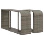 Set de sofás de jardín 11 pzas y cojines ratán sintético gris de , Conjuntos de jardín - Ref: Foro24-3326074, Precio: 620,34 ...