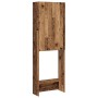 Armario de lavadora madera envejecida 64x25,5x190 cm de , Accesorios para lavadoras y secadoras - Ref: Foro24-856646, Precio:...