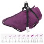 Abrigo para perro con arnés impermeable reflectante 4XL morado de , Ropa para perros - Ref: Foro24-4019643, Precio: 24,71 €, ...