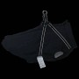 Abrigo para perro con arnés impermeable reflectante 6XL negro de , Ropa para perros - Ref: Foro24-4019648, Precio: 29,44 €, D...