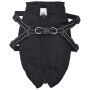 Abrigo para perro con arnés impermeable reflectante S negro de , Ropa para perros - Ref: Foro24-4019907, Precio: 19,48 €, Des...
