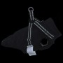 Abrigo para perro con arnés impermeable reflectante S negro de , Ropa para perros - Ref: Foro24-4019907, Precio: 19,48 €, Des...