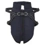 Abrigo perro con arnés impermeable reflectante S azul marino de , Ropa para perros - Ref: Foro24-4019913, Precio: 19,12 €, De...