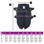 Abrigo perro con arnés impermeable reflectante S azul marino de , Ropa para perros - Ref: Foro24-4019913, Precio: 19,12 €, De...