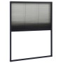 Mosquitera plisada de ventanas aluminio gris antracita 60x80cm de vidaXL, Mosquiteras para ventanas - Ref: Foro24-148663, Pre...