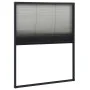 Mosquitera plisada de ventanas aluminio gris antracita 60x80cm de vidaXL, Mosquiteras para ventanas - Ref: Foro24-148663, Pre...