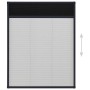 Mosquitera plisada de ventanas aluminio gris antracita 60x80cm de vidaXL, Mosquiteras para ventanas - Ref: Foro24-148663, Pre...