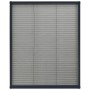 Mosquitera plisada de ventanas aluminio gris antracita 60x80cm de vidaXL, Mosquiteras para ventanas - Ref: Foro24-148663, Pre...