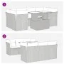 Garden set with 7 pieces of sofas and beige synthetic rattan cushions. by , Garden sets - Ref: Foro24-3326110, Price: 504,21 ...