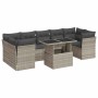 Set sofás jardín 10 pzas con cojines ratán sintético gris claro de , Conjuntos de jardín - Ref: Foro24-3326223, Precio: 772,1...
