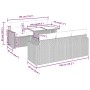 Set de sofás de jardín 7 pzas con cojines ratán sintético gris de , Conjuntos de jardín - Ref: Foro24-3326261, Precio: 516,45...