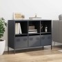 Aparador acero laminado en frío gris antracita 101,5x39x73,5 cm de , Aparadores - Ref: Foro24-851366, Precio: 170,85 €, Descu...