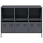 Aparador acero laminado en frío gris antracita 101,5x39x73,5 cm de , Aparadores - Ref: Foro24-851366, Precio: 170,85 €, Descu...