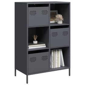 Aparador de acero gris antracita 68x39x103,5 cm de , Aparadores - Ref: Foro24-851408, Precio: 120,47 €, Descuento: %