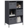 Aparador de acero gris antracita 68x39x103,5 cm de , Aparadores - Ref: Foro24-851408, Precio: 120,47 €, Descuento: %