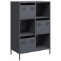Aparador de acero gris antracita 68x39x103,5 cm de , Aparadores - Ref: Foro24-851408, Precio: 120,47 €, Descuento: %