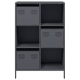 Aparador de acero gris antracita 68x39x103,5 cm de , Aparadores - Ref: Foro24-851408, Precio: 120,47 €, Descuento: %