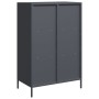 Aparador de acero gris antracita 68x39x103,5 cm de , Aparadores - Ref: Foro24-851408, Precio: 120,47 €, Descuento: %