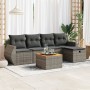 Set de muebles de jardín 6 pzas y cojines ratán sintético gris de , Conjuntos de jardín - Ref: Foro24-3325840, Precio: 364,96...