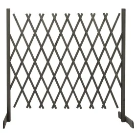 Valla de jardín enrejada madera maciza de abeto gris 180x100 cm de vidaXL, Paneles de vallas - Ref: Foro24-314829, Precio: 28...
