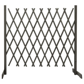 Valla de jardín enrejada madera maciza de abeto gris 180x100 cm de vidaXL, Paneles de vallas - Ref: Foro24-314829, Precio: 27...
