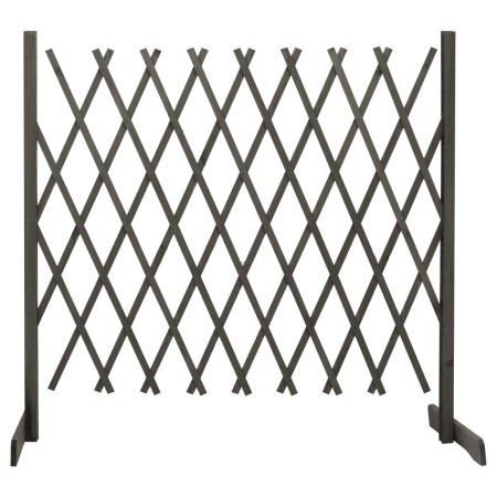 Valla de jardín enrejada madera maciza de abeto gris 180x100 cm de vidaXL, Paneles de vallas - Ref: Foro24-314829, Precio: 27...
