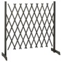 Valla de jardín enrejada madera maciza de abeto gris 180x100 cm de vidaXL, Paneles de vallas - Ref: Foro24-314829, Precio: 27...