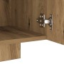 Mueble de TV luces LED madera roble artisan 160x35x40 cm de , Muebles TV - Ref: Foro24-856360, Precio: 119,05 €, Descuento: %