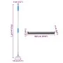 Escobilla de suelo acero y goma 60,5x119,5 cm de , Productos para limpieza del hogar - Ref: Foro24-3329229, Precio: 15,65 €, ...