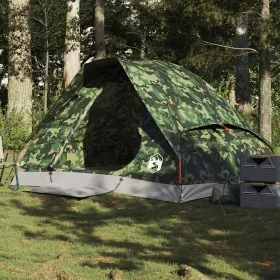 Tienda de campaña iglú para 2 personas impermeable camuflaje de , Tiendas de campaña - Ref: Foro24-4009641, Precio: 77,60 €, ...