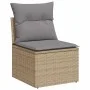 Set sofás jardín y cojines 11 pzas ratán sintético acacia beige de , Conjuntos de jardín - Ref: Foro24-3327762, Precio: 794,1...