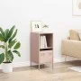 Aparador de acero laminado en frío rosa 35x39x73,5 cm de , Aparadores - Ref: Foro24-851353, Precio: 78,25 €, Descuento: %