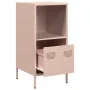 Aparador de acero laminado en frío rosa 35x39x73,5 cm de , Aparadores - Ref: Foro24-851353, Precio: 78,25 €, Descuento: %