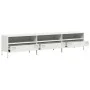 Mueble para TV acero laminado en frío blanco 202x39x43,5 cm de , Muebles TV - Ref: Foro24-851351, Precio: 172,65 €, Descuento: %